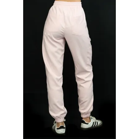 Spodnie medyczne SCRUBS MEDI TEDDY - LLEVANTI POWDER ROSE